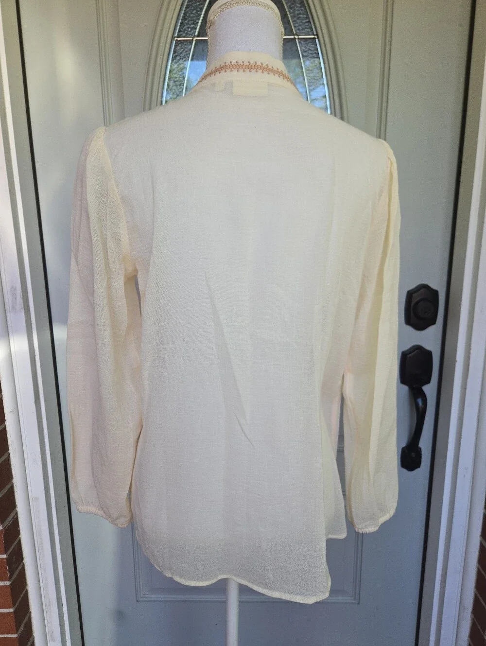 Spartina 449 Embroidered Blouse Cotton